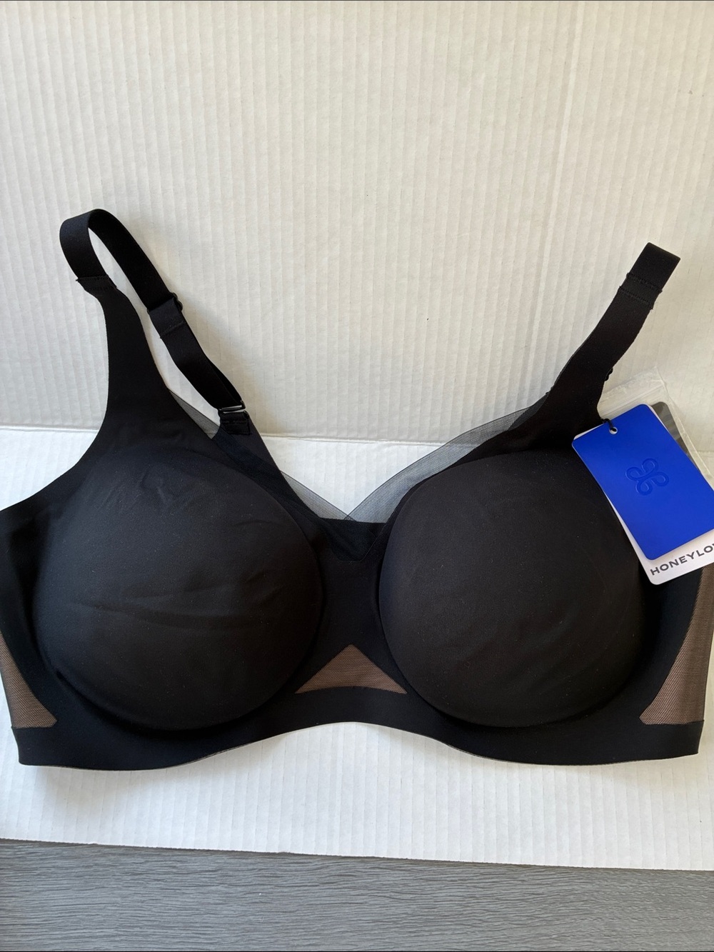 Honeylove CrossOver Bra Smooth Black Wireless Support Bra 2X - Picture 12 of 17